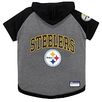 Pets First Pittsburgh Steelers Pet Hoodie T-Shirt - Large
