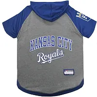 Pets First Kansas City Royals Pet Hoodie T-Shirt - Medium