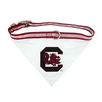 Pets First South Carolina Gamecocks Dog Collar Bandana - Small