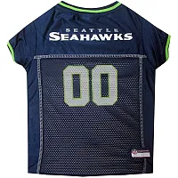 Pets First Seattle Seahawks Dog Jersey - Large