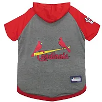 Pets First St. Louis Cardinals Pet Hoodie T-Shirt - Large