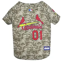 Pets First St. Louis Cardinals Pet Camo Jersey - XS