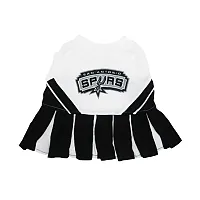 Pets First San Antonio Spurs Cheerleader Dog Dress - Medium