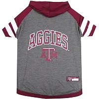 Pets First Texas A&M Aggies Pet Hoodie T-Shirt - Medium