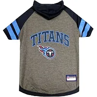 Pets First Tennessee Titans Pet Hoodie T-Shirt - Medium