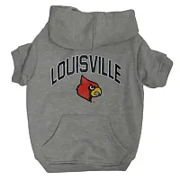 Pets First Louisville Cardinals Pet Hoodie Sweatshirt - Small