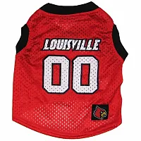 Pets First Louisville Cardinals Pet Basketball Tank Jersey - Medium