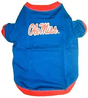 Pets First Ole Miss Rebels Pet Tee Shirt - Medium