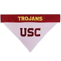 Pets First USC Trojans Pet Reversible Bandana - S/M