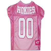 Pets First Virginia Tech Hokies Pink Pet Jersey - Small