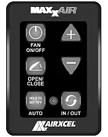 MAXXAIR VENT 00A03650K 6 Key Wall Control Black