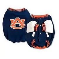 SportyK9 Auburn Tigers Varsity Dog Jacket - Small