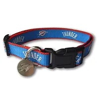 SportyK9 Oklahoma City Thunder Reflective Dog Collar - M/L