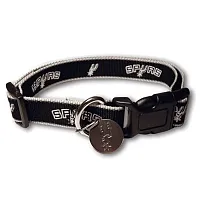 SportyK9 San Antonio Spurs Reflective Dog Collar - M/L