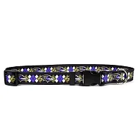 Little Earth Productions Baltimore Ravens Argyle Nylon Collar - Large