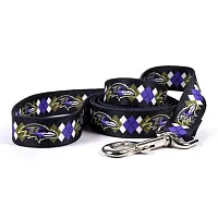 Little Earth Productions Baltimore Ravens Argyle Nylon Leash - X-Small