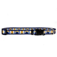 Little Earth Productions Los Angeles Chargers Argyle Nylon Collar - Medium