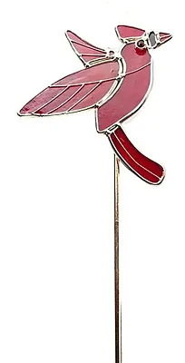 Cardinal Art Glass Garden Stake 01-18127