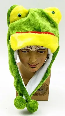 Kids Frog Plush Hat 0126-10K-FROG