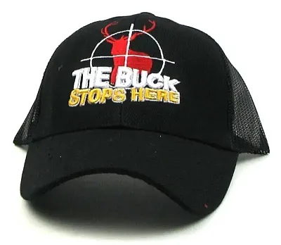 Black Buck Stops Here Cap 0126-2347