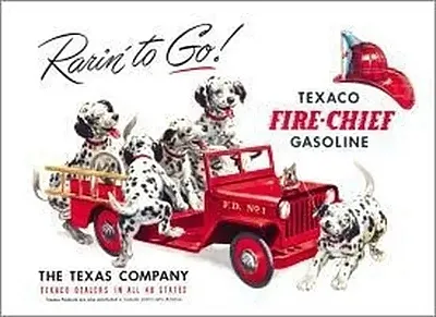 Tin Sign Texaco - Rarin&#039; to Go 0126-40206