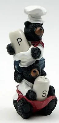 Bear Chef Salt and Pepper Set 0154-18202