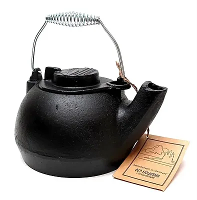 Old Mountain Cast Iron Pre-seasoned Tea Kettle 0166-10129