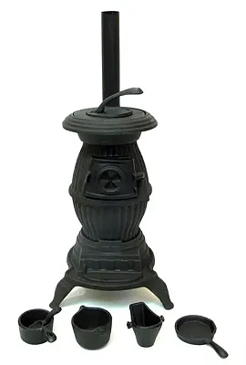 Old Mountain Cast Iron Stove Pot-Bellied 0166-10141