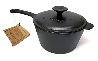 Old Mountain Cast Iron 3 qt Sauce Pan w Lid 0166-10165