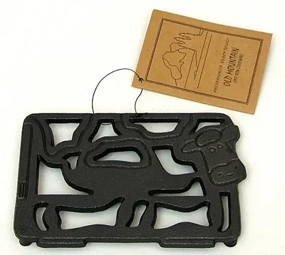 Old Mountain Cow Trivet 0166-10190