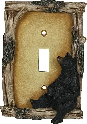 Bear Single Switch Plate Cover 017-617