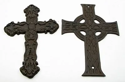 Cast Iron Crosses Set of 4 0170-03101
