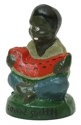 Cast Iron Way Down South Figurine Paperweight 0170-04629