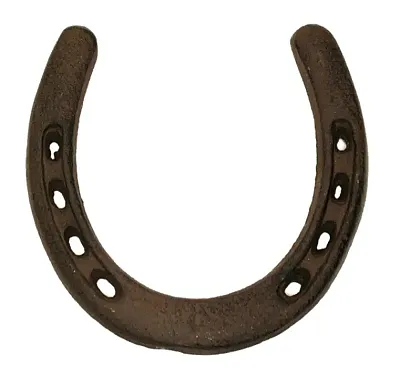 Cast Iron Large Horse Shoe Set of 6 0170-05208