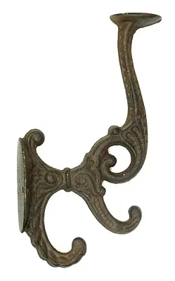 Solid Cast Iron Victorian Coat Hook Set of 2 0170J-01207