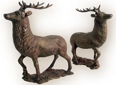 HUGE Elk Deer Cast Iron 0170J-04632