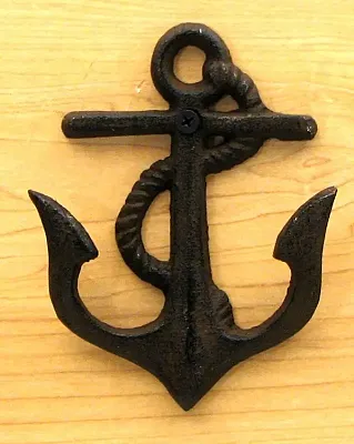 Cast Iron Anchor Small Set of 4 Rust 0170J-05231