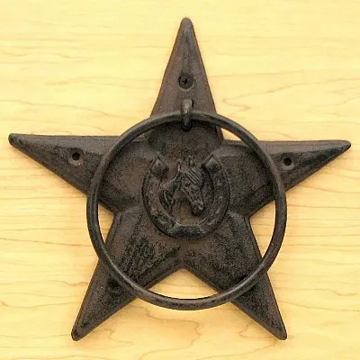 Star Horsehead Towel Ring Set/2 0170J-11624-2