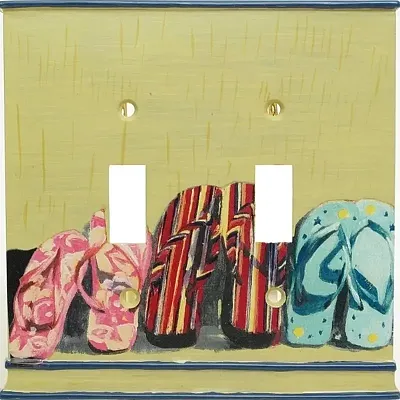 Double Switchplate Life&#039;s A Beach 0174-09922