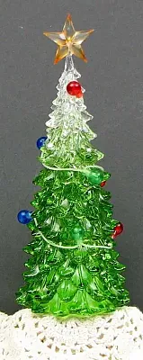 Acrylic Christmas Tree w/Led 0179-4444