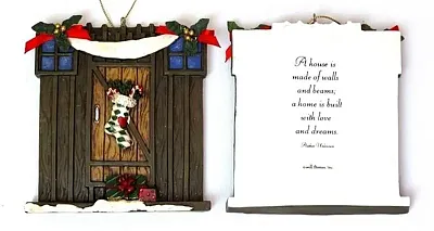Roman Barn Door Ornament to Personalize 0182-25627A