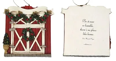 Roman Barn Door Ornament to Personalize 0182-25627B
