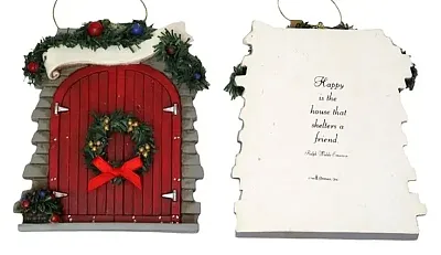 Roman Barn Door Ornament to Personalize 0182-25627C