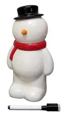 Roman Snowman Bank WMarker to Personalize 0182-37832B