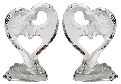Roman Acrylic Angel in Heart Set of Two 0182-38779-2
