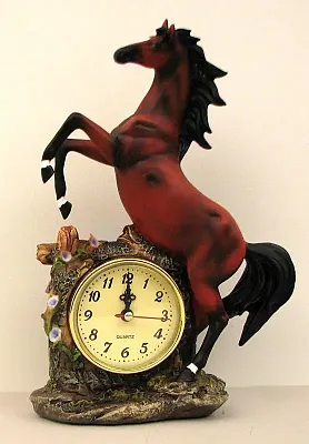 Clock Horse Raring Up 0183-73880