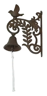 Cast Iron Wall Mount Bird Bell 0184J-0101