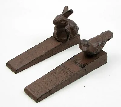 Bird & Rabbit Cast Iron Door Stop 0184J-02054A