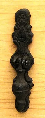Vertical Cast Iron Cabinet Pull S/2 0184J-0208