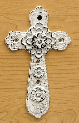 Small Whitewashed Cross 0184J-0243W